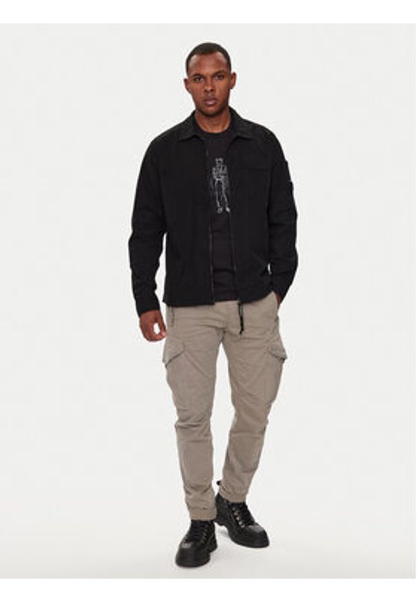 C.P. Company Kurtka przejściowa RCCMOS705A110143G Czarny Regular Fit. Kolor: czarny. Materiał: bawełna