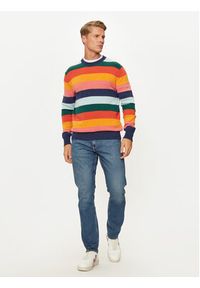United Colors of Benetton - United Colors Of Benetton Sweter 1235K107K Kolorowy Regular Fit. Materiał: syntetyk, wełna. Wzór: kolorowy #3