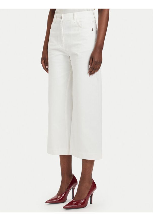 Patrizia Pepe Jeansy 2P1756/D107-W146 Biały Relaxed Fit. Kolor: biały