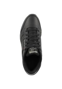 Buty do chodzenia damskie Reebok Classic Leather. Okazja: na co dzień. Zapięcie: sznurówki. Kolor: czarny. Materiał: materiał, skóra. Szerokość cholewki: normalna. Model: Reebok Classic. Sport: turystyka piesza