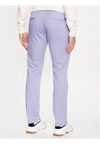 BOSS - Boss Spodnie materiałowe 50470813 Fioletowy Slim Fit. Kolor: fioletowy. Materiał: bawełna #7