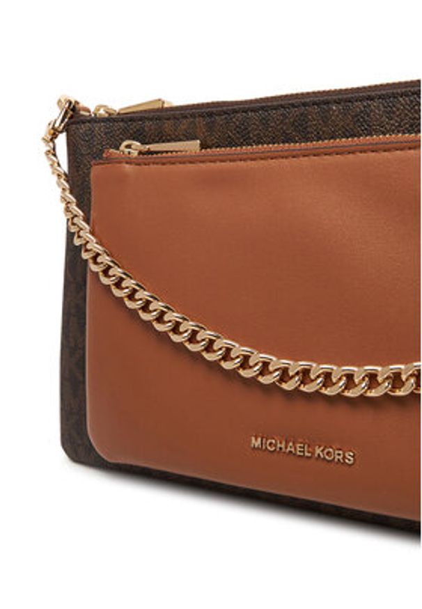 MICHAEL Michael Kors Torebka 32F5GJ6C8B Brązowy. Kolor: brązowy. Materiał: skórzane