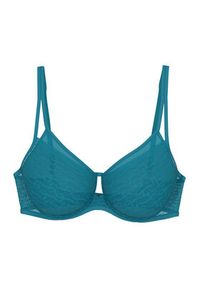 Triumph Biustonosz z fiszbiną Signature Sheer 10215906 Niebieski. Kolor: niebieski. Materiał: syntetyk #4