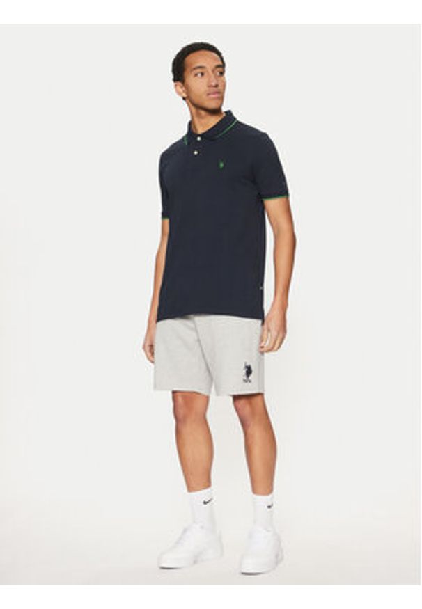 U.S. Polo Assn. Szorty sportowe MUP3355 Szary Regular Fit. Kolor: szary. Materiał: bawełna. Styl: sportowy