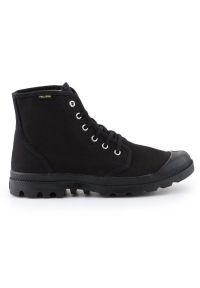 Buty Palladium Pampa Hi Oryginale W 75349-060 czarne. Wysokość cholewki: przed kolano. Kolor: czarny. Materiał: materiał, syntetyk. Szerokość cholewki: normalna #5