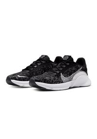 Buty Nike SuperRep Go 3 Next Nature Flyknit M DH3394-010 czarne. Zapięcie: sznurówki. Kolor: czarny. Materiał: syntetyk, guma. Sport: fitness