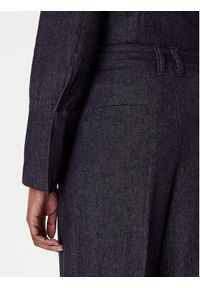 French Connection Jeansy 74ZAU Granatowy Wide Leg. Kolor: niebieski