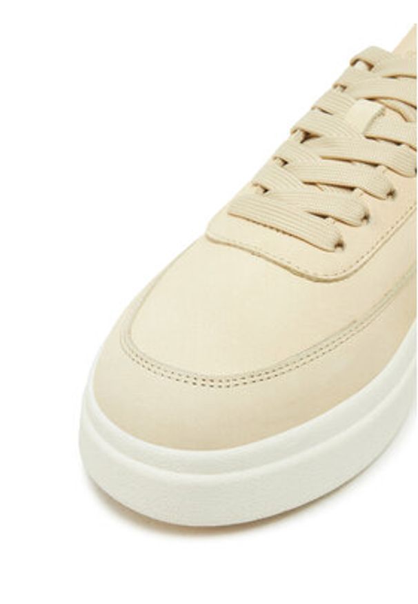 TOMMY HILFIGER - Tommy Hilfiger Sneakersy Modern Court Sneaker Nubuck FW0FW08462 Beżowy. Kolor: beżowy. Materiał: skóra