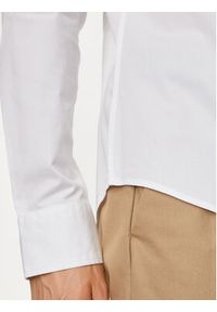 La Martina Koszula YMC002 PP483 Biały Slim Fit. Kolor: biały. Materiał: bawełna #4