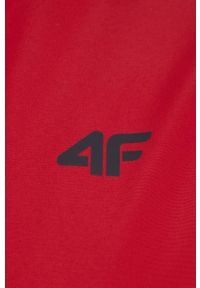 4f - 4F kurtka męska kolor czerwony przejściowa. Okazja: na co dzień. Kolor: czerwony. Materiał: materiał. Styl: casual