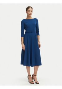 Rinascimento Sukienka koktajlowa CFC0127892003 Niebieski Regular Fit. Kolor: niebieski. Materiał: syntetyk. Styl: wizytowy #1