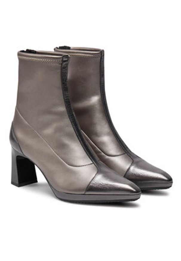 Hispanitas Botki Menorca-I24 HI243645 Srebrny. Kolor: srebrny. Materiał: materiał