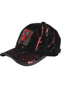 CapsLab - Czapka z daszkiem Capslab Marvel Deadpool Strapback CL/MAR/TAG/1/DEA. Kolor: czarny. Wzór: motyw z bajki