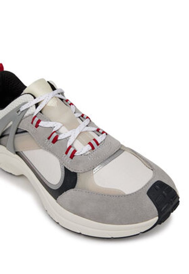 Hugo - HUGO Sneakersy 50541703 Szary. Kolor: szary. Materiał: materiał