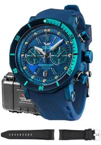 Zegarek męski Vostok Europe 6S21-620E278S niebieski. Kolor: niebieski #1
