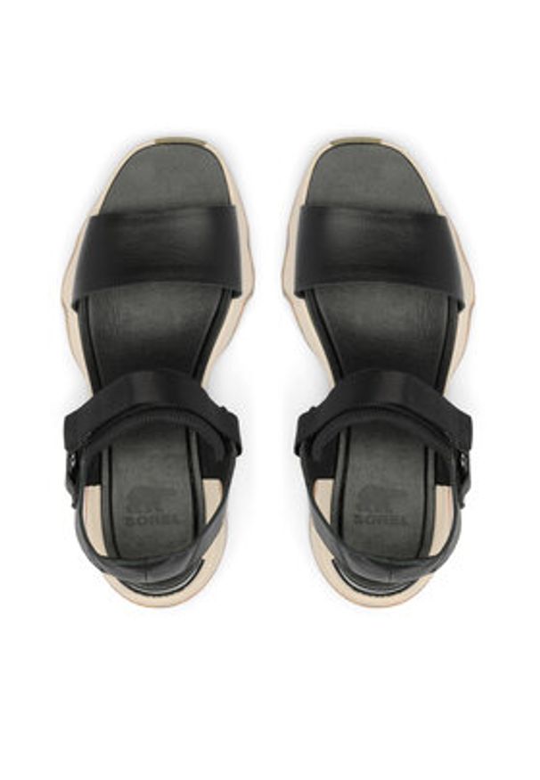 sorel - Sorel Sandały KINETIC™ Impact Y-Strap High 2030461 Czarny. Kolor: czarny. Materiał: skóra