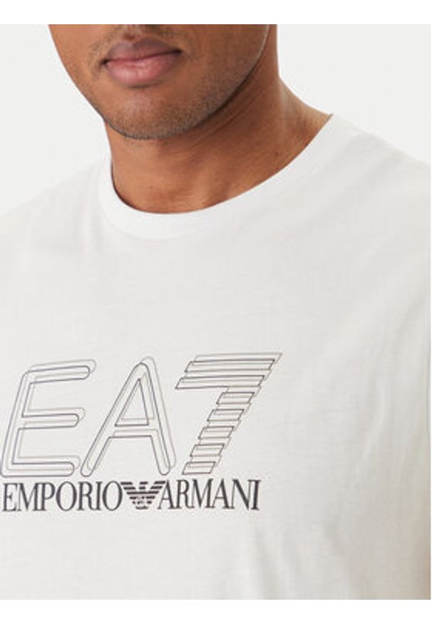 EA7 Emporio Armani Tank top 7M001306 AF10375 U0002 Biały Regular Fit. Kolor: biały. Materiał: bawełna