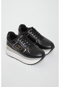 Liu Jo - Sneakersy damskie skórzane LIU JO. Materiał: skóra