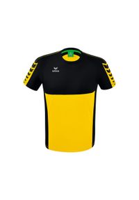 ERIMA - Koszulka dziecięca Erima Six Wings. Kolor: wielokolorowy, żółty, czarny. Materiał: materiał, prążkowany. Sport: piłka nożna #1