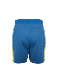Bikkembergs Szorty | C 1 85C FS M B072 | Mężczyzna | Niebieski. Okazja: na co dzień. Kolor: niebieski. Materiał: bawełna, elastan. Wzór: nadruk. Styl: casual #3