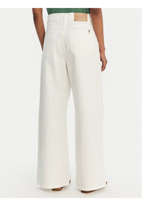 Weekend Max Mara Jeansy Medina 2615131051 Biały Wide Leg. Kolor: biały