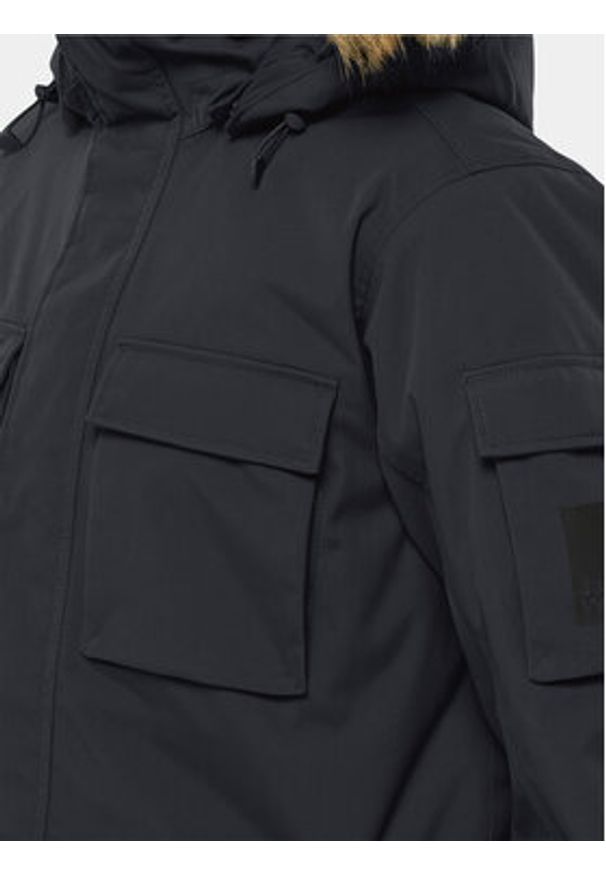Jack Wolfskin Kurtka zimowa Glacier Canyon Parka 1107674 Czarny Regular Fit. Kolor: czarny. Materiał: syntetyk. Sezon: zima