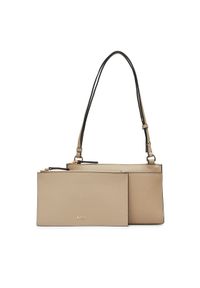 BOSS Torebka Alyce 50541756 Beżowy. Kolor: beżowy. Materiał: skórzane