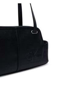 Calvin Klein Torebka Pockets Monologo Shoulder Bag LV04F3688G Czarny. Kolor: czarny. Materiał: skórzane #2