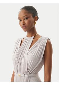 Elisabetta Franchi Sukienka wieczorowa AB-R21-52E2 Fioletowy Regular Fit. Kolor: fioletowy. Materiał: wiskoza. Styl: wizytowy #2