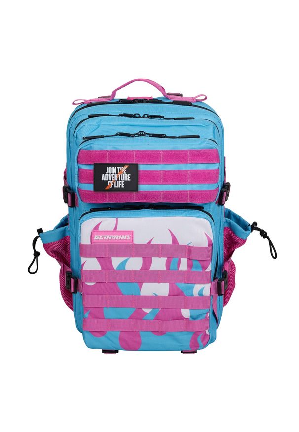 ELITEX TRAINING - Plecak Elitex Training Blue Fire V1 45L kabinowy, wodoodporny. Kolor: niebieski. Styl: sportowy