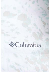 columbia - Columbia kurtka damska kolor biały przejściowa. Okazja: na co dzień. Typ kołnierza: kaptur. Kolor: biały. Styl: casual #4