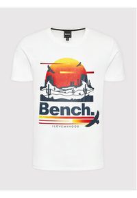 Bench T-Shirt Mendota 120695 Biały Regular Fit. Kolor: biały. Materiał: bawełna #5