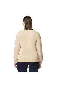 GILDAN - Bluza Polarowa Unisex Dla Dorosłych Softstyle Midweight. Kolor: beżowy. Materiał: polar