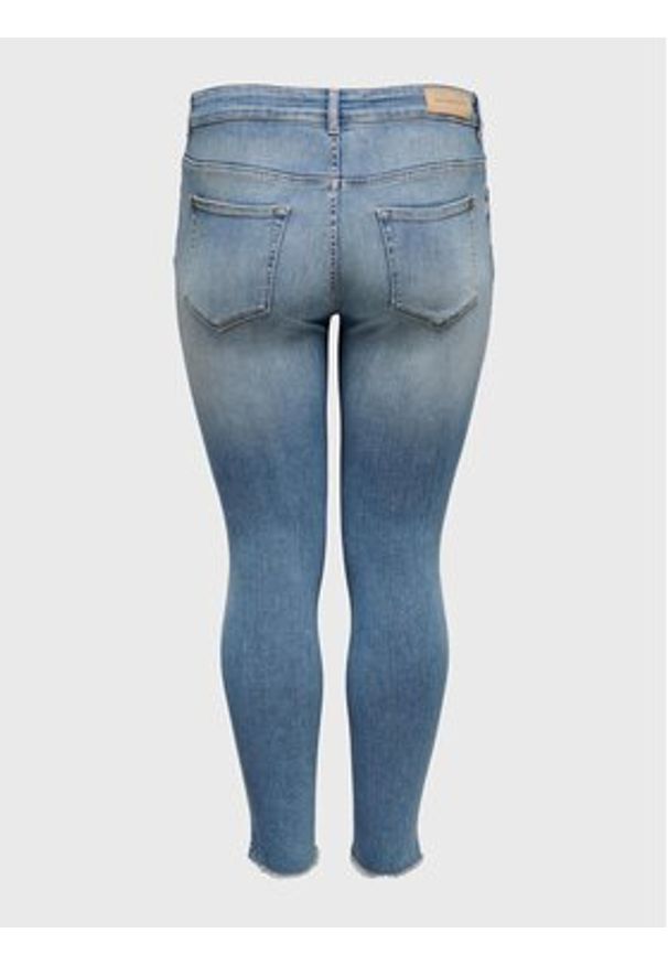 ONLY Carmakoma Jeansy 15198408 Niebieski Skinny Fit. Kolor: niebieski