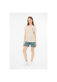 Viking - T-shirt damski VIKING Rune Lady. Kolor: beżowy