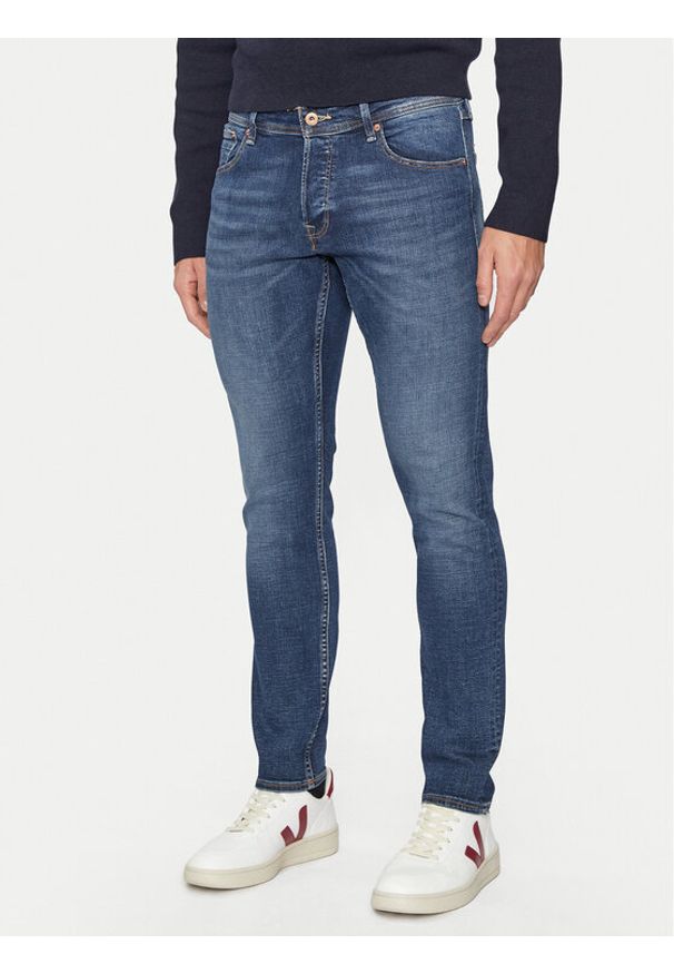 Jack & Jones - Jack&Jones Jeansy Glenn 12263286 Niebieski Slim Fit. Kolor: niebieski