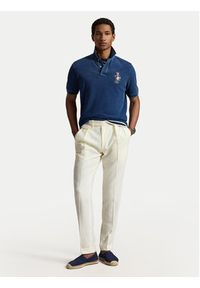 Polo Ralph Lauren Polo 710B29169001 Granatowy Regular Fit. Typ kołnierza: polo. Kolor: niebieski. Materiał: bawełna #4