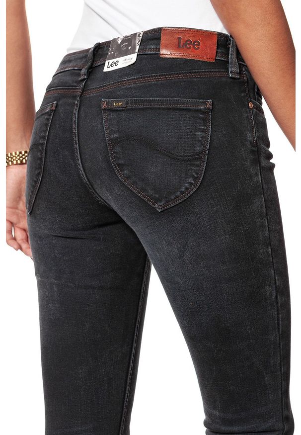 Lee - JEANSY DAMSKIE LEE TOXEY BLACK MARBLED L527WLSG. Stan: obniżony