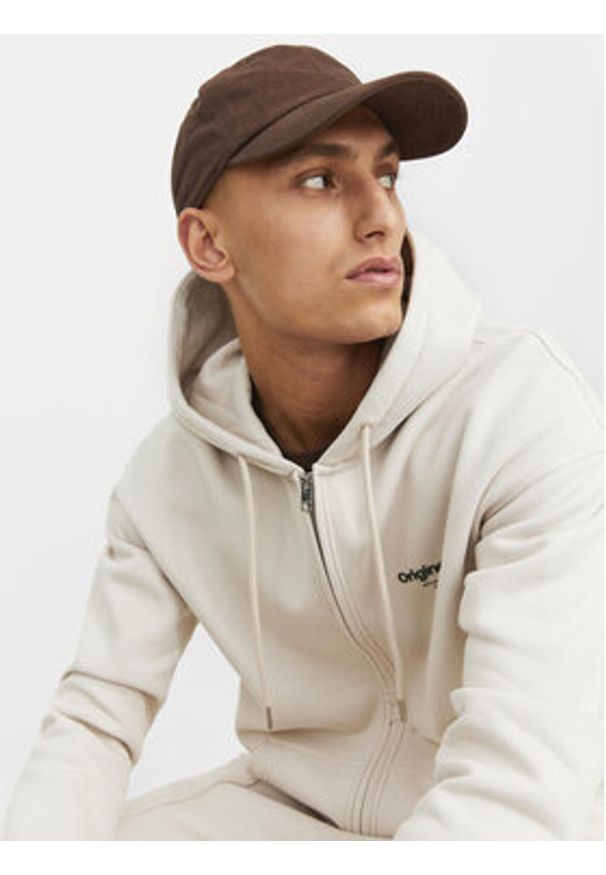 Jack & Jones - Jack&Jones Bluza Vesterbro 12241691 Beżowy Relaxed Fit. Kolor: beżowy. Materiał: bawełna