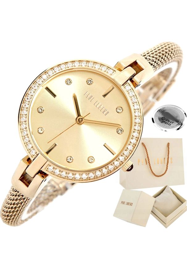 Zegarek Paul Lorens Zegarek damski Paul Lorens-AMBERA 4D1 zestaw z grawerem