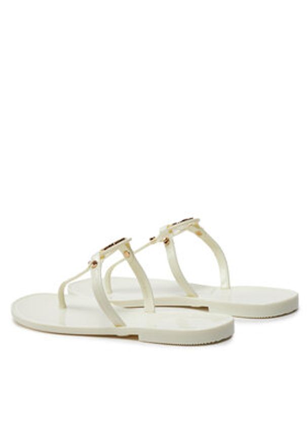Tory Burch Japonki Mini Miller Flat Thong 51148678 Biały. Kolor: biały. Materiał: syntetyk