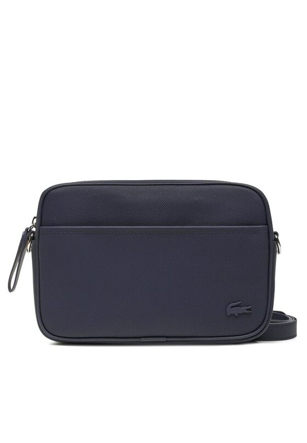 Lacoste Torebka NF3954DB021 Granatowy. Kolor: niebieski. Materiał: skórzane
