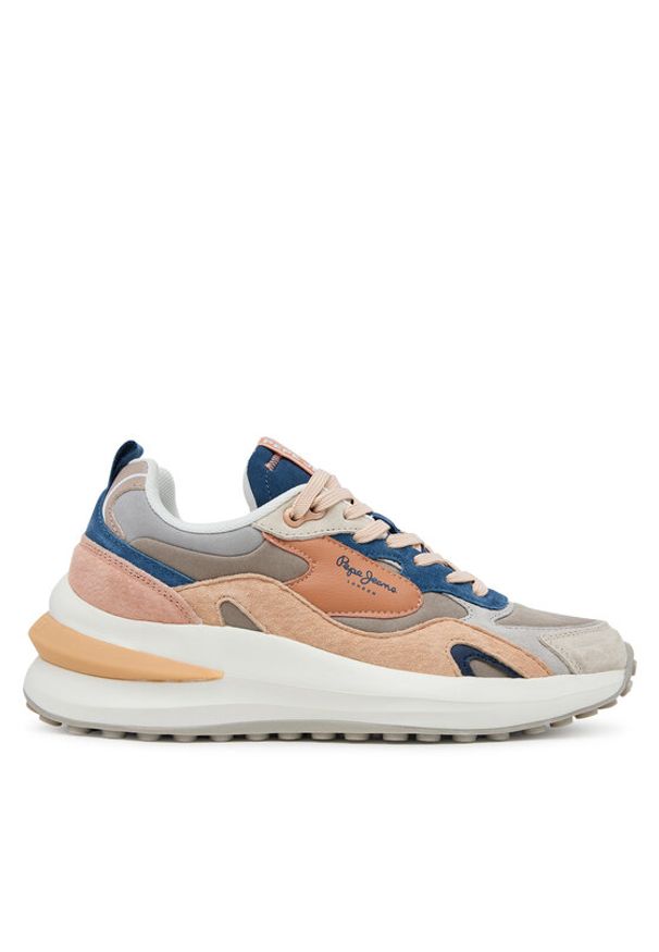 Pepe Jeans Sneakersy Winslow Serie PLS600013 Brązowy. Kolor: brązowy. Materiał: zamsz, skóra