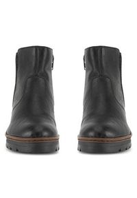 Rieker Botki X9165-00 Czarny. Kolor: czarny. Materiał: materiał #2