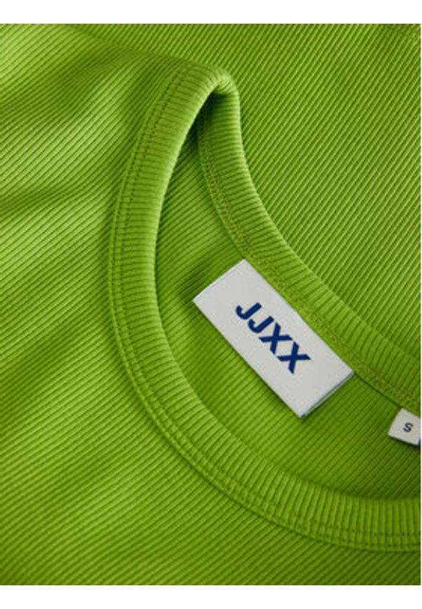 JJXX T-Shirt Florie 12217164 Zielony Slim Fit. Kolor: zielony. Materiał: bawełna