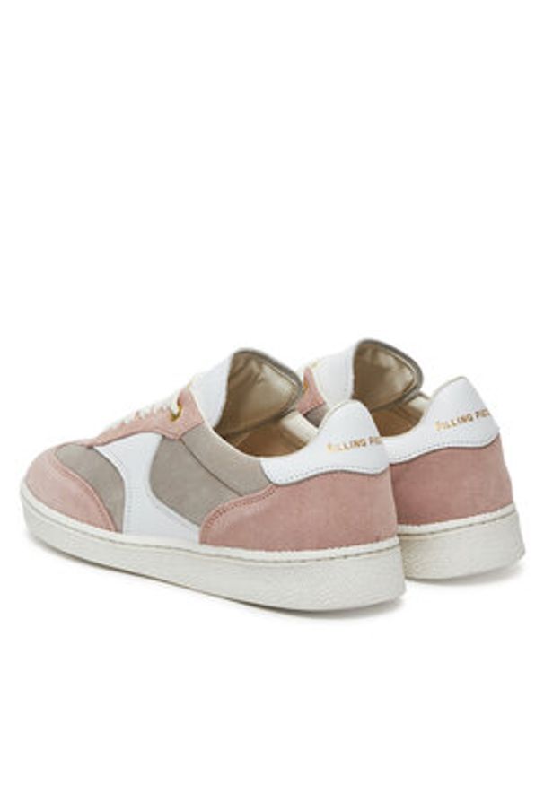 Filling Pieces Sneakersy 68625755513 Beżowy. Kolor: beżowy. Materiał: zamsz, skóra