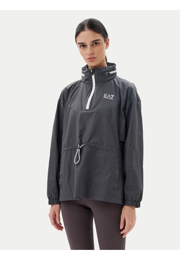 EA7 Emporio Armani Kurtka anorak 7W000305 AF13152 P8004 Szary Regular Fit. Kolor: szary. Materiał: syntetyk