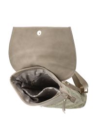 Plecak damski Rieker, z materiału syntetycznego o miękkiej strukturze z klapą i regulowanymi szelkami lekka forma do codziennego użytkowania, szary,. Kolor: szary. Materiał: syntetyk, materiał. Styl: casual #2