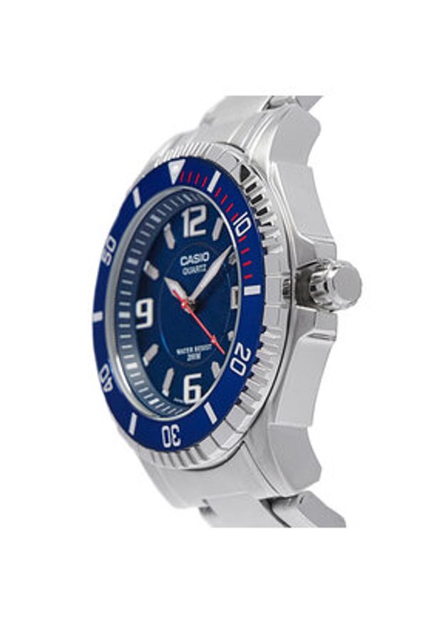 Casio Zegarek MTD-1053D-2AVES Srebrny. Kolor: srebrny