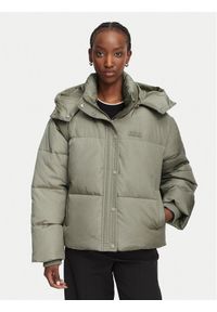 Karl Lagerfeld - KARL LAGERFELD Kurtka zimowa B3W15002 Beżowy Regular Fit. Typ kołnierza: dekolt w karo. Kolor: beżowy. Materiał: syntetyk. Sezon: zima #1